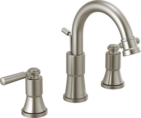 Peerless P3523LF-BN Westchester Widespread Bathroom Faucet Two Handle, Brushed Nickel in Saudi Arabia