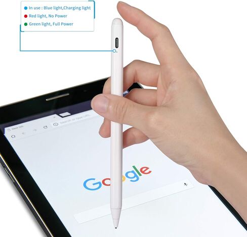 قلم كمبيوتر محمول Chromebook Flip 2 في 1 يعمل باللمس، قلم نشط قلم رقمي سعوي لجهاز ASUS Chromebook Flip 2 في 1 قلم كمبيوتر محمول مع طرف فائق الدقة، تحكم باللمس وقابل لإعادة الشحن، أبيض in Kuwait