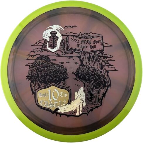 OTB Proton Defy | Special Edition MVP Open Stamp | Overstable Disc Golf Distance Driver | Axiom Discs SE Proton Defy | Long Distance Disc Golf Driver | Colors May Vary in Saudi Arabia