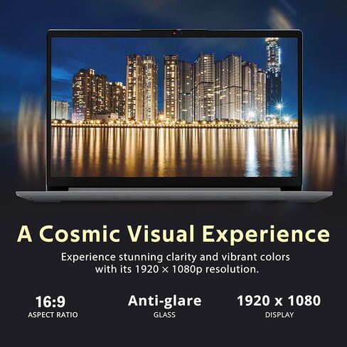 Lenovo IdeaPad 1 15.6" FHD Anti-Glare Laptop, AMD Ryzen 7 5700U, 16GB RAM, 512GB PCIe SSD, AMD Radeon Graphics, HD Webcam, WiFi 6, Bluetooth, Win 11 Pro, Cloud Gray, 32GB Hotface USB Card in Kuwait