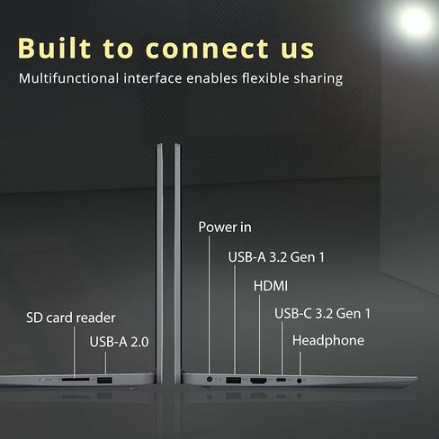 Lenovo IdeaPad 1 15.6" FHD Anti-Glare Laptop, AMD Ryzen 7 5700U, 16GB RAM, 512GB PCIe SSD, AMD Radeon Graphics, HD Webcam, WiFi 6, Bluetooth, Win 11 Pro, Cloud Gray, 32GB Hotface USB Card in Kuwait