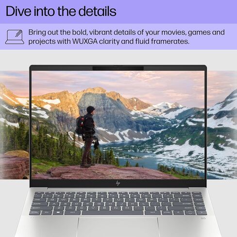 HP Pavilion Plus 14 inch Laptop, WUXGA Display, AMD Ryzen 5 7540U, 16 GB RAM, 512 GB SSD, AMD Radeon 740M Graphics, Windows 11 Home, 14-ey0010nr (2023) in Saudi Arabia