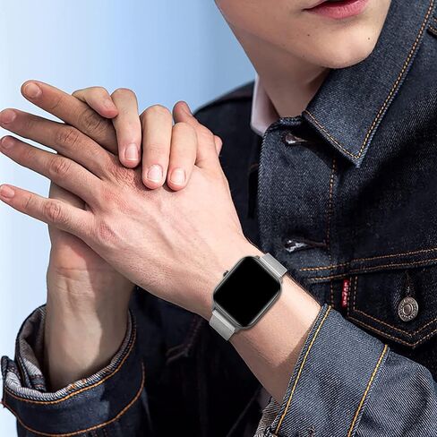 أحزمة Bolesi المعدنية متوافقة مع Amazfit GTS/GTS2/GTS 2e/GTS 2 Mini/GTS 3/GTS 4/GTS 4 Mini/Amazfit GTR 42 مم، 20 مم، سوار شبكي من الفولاذ المقاوم للصدأ بديل لساعة ساعة Amazfit Bip/Bip Lite /بيب يو برو/بيب 3/بيب 3 برو in Saudi Arabia