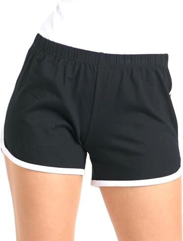 Popular 21 Women’s Dolphin Hem Short | Running, Sleeping, Yoga, Booty Shorts in Saudi Arabia