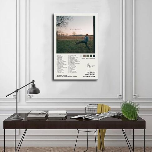 YTGMO Heartbreak Music Album Cover Signed Limited Poster Canvas Poster Bedroom Decor Sports Landscape Office Room Decor Gift Unframe:12x18inch(30x45cm) in Saudi Arabia