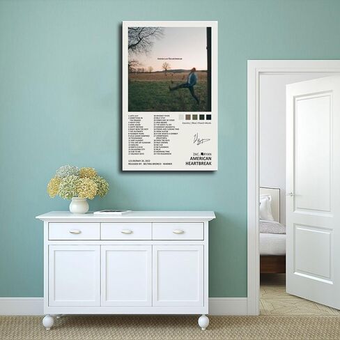 YTGMO Heartbreak Music Album Cover Signed Limited Poster Canvas Poster Bedroom Decor Sports Landscape Office Room Decor Gift Unframe:12x18inch(30x45cm) in Saudi Arabia