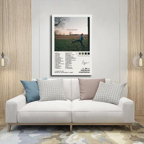 YTGMO Heartbreak Music Album Cover Signed Limited Poster Canvas Poster Bedroom Decor Sports Landscape Office Room Decor Gift Unframe:12x18inch(30x45cm) in Saudi Arabia