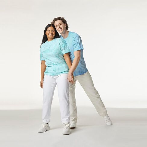 تي شيرت ملون بأكمام قصيرة ثقيل الوزن للبالغين من Comfort Colors، طراز 1745، عبوتان in Kuwait