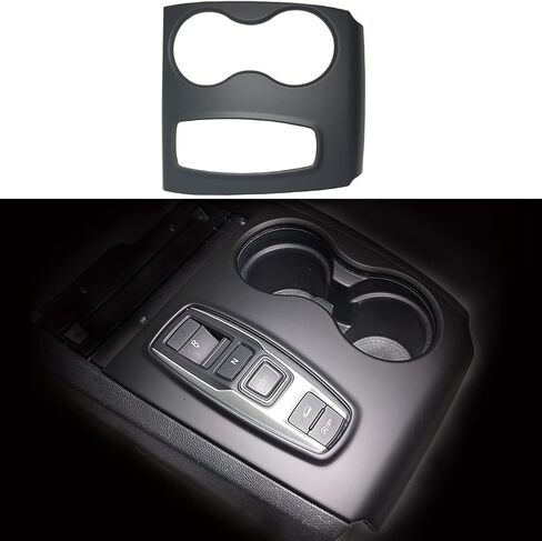 Kolya Matte Black Interior Center Console Gear Shift Panel Cover Cup Holder Frame Trim for Honda Pilot Accessories 2016-2022 Ridgeline 2020-2023 Passport 2019-2023 (Not for 2024 Model) in Saudi Arabia