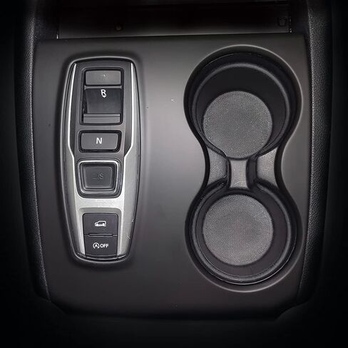 Kolya Matte Black Interior Center Console Gear Shift Panel Cover Cup Holder Frame Trim for Honda Pilot Accessories 2016-2022 Ridgeline 2020-2023 Passport 2019-2023 (Not for 2024 Model) in Saudi Arabia