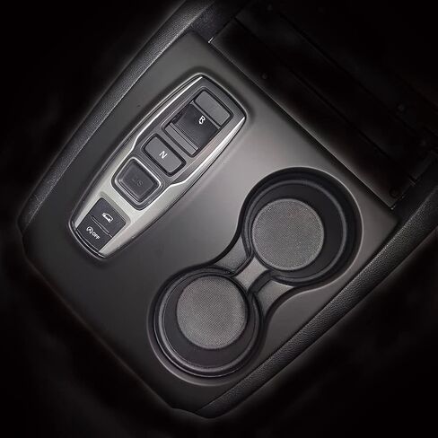 Kolya Matte Black Interior Center Console Gear Shift Panel Cover Cup Holder Frame Trim for Honda Pilot Accessories 2016-2022 Ridgeline 2020-2023 Passport 2019-2023 (Not for 2024 Model) in Saudi Arabia
