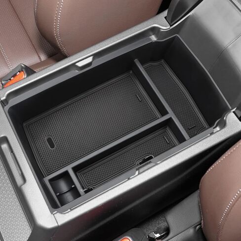 علبة وحدة التحكم المركزية ومنظم مسند الذراع من MARCHFA متوافق مع 2023 2024 2025 Honda CRV CR-V ملحقات صندوق تخزين وحدة التحكم (صينية وحدة التحكم + منظم مسند الذراع) in Kuwait