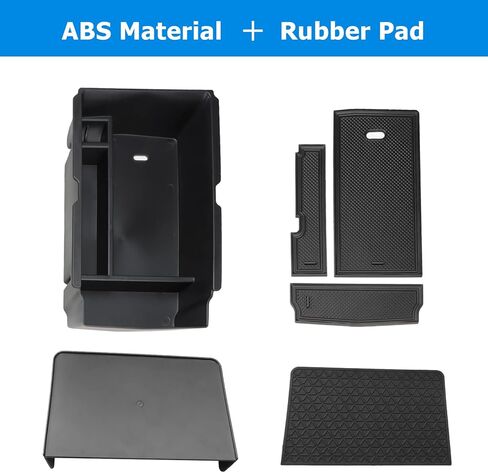 علبة وحدة التحكم المركزية ومنظم مسند الذراع من MARCHFA متوافق مع 2023 2024 2025 Honda CRV CR-V ملحقات صندوق تخزين وحدة التحكم (صينية وحدة التحكم + منظم مسند الذراع) in Kuwait