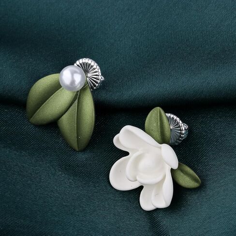 ظهور الأقراط للأذنين المتدلية - زوجان من الأقراط الضخمة من الفضة الإسترلينية عيار 925 للأقراط الثقيلة، ورافعات الأقراط الآمنة للأقراط الثقيلة، وظهر الأقراط المضادة للحساسية للأزرار in Kuwait