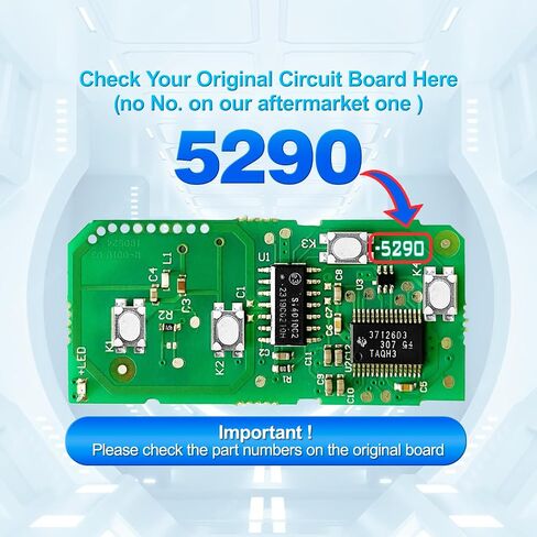 Replacement for 2013 2014 2015 2016 2017 Smart Proximity Lexus LS460 LS600h GNE 5290 Board Key Fob HYQ14ACX 314.3MHz 4 Buttons in Saudi Arabia