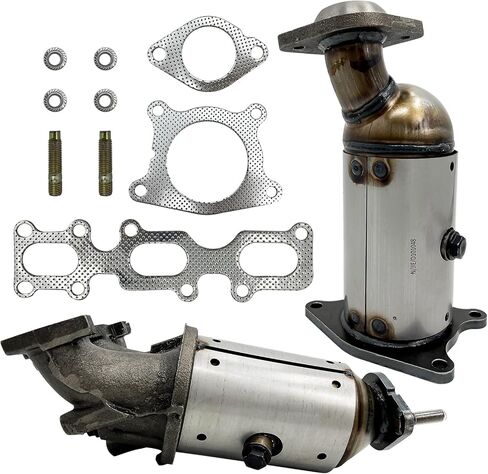 محول حفاز BT4Z-5E212-B مع حشية مسامير، متوافق مع Ford Edge 3.5L 3.7L Explorer 3.5L واستبدال لينكولن MKX 3.7L 2011-2015، PE16719-20X BT4Z-5G232-C 641-388 641-371 in Kuwait