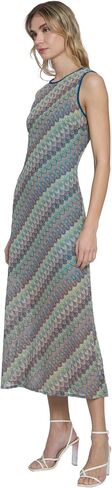 Donna Morgan Sleeveless Midi Summer Semi-Sheer Wedding Guest Womens Dresses in Saudi Arabia