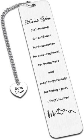 Boss Lady Appreciation Bookmark Gifts for Women Boss Boss Baby Leader PM Bosses Day Birthday Gift for Women Female Boss Leadership Gifts Leaving Going Away Gift for Boss Lady Christmas Best Boss Gifts in Saudi Arabia
