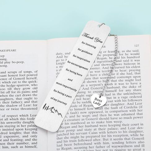 Boss Lady Appreciation Bookmark Gifts for Women Boss Boss Baby Leader PM Bosses Day Birthday Gift for Women Female Boss Leadership Gifts Leaving Going Away Gift for Boss Lady Christmas Best Boss Gifts in Saudi Arabia