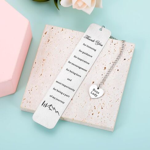 Boss Lady Appreciation Bookmark Gifts for Women Boss Boss Baby Leader PM Bosses Day Birthday Gift for Women Female Boss Leadership Gifts Leaving Going Away Gift for Boss Lady Christmas Best Boss Gifts in Saudi Arabia