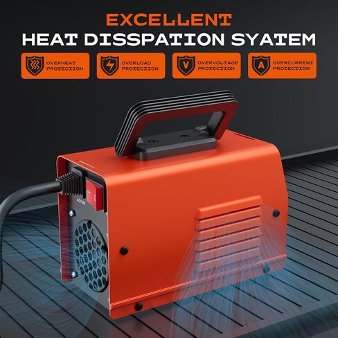 Stick Welder Small Mini Portable, Large LED Display 140Amp ARC Welder, IGBT Inverter Welder Portable MMA Welder Machine with Hot Start, Arc Force, Anti-Stick in Saudi Arabia