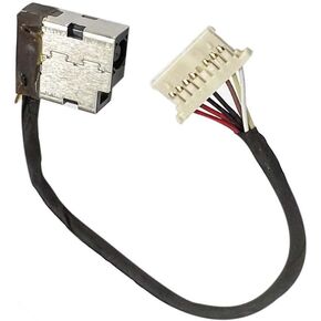 AC DC Power Jack Socket Cable Harness for HP 812681-001 813945-001 813505-001 813945-001 799736-F57 799736-S57 799736-T57 799736-Y57 L20475-001 TPN-M121 799749-F17 799749-S17 799749-Y17
