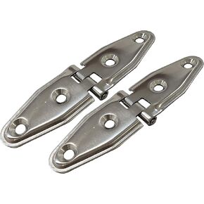 2-Pack Pressed Strap Hinge - 4" x 1"
