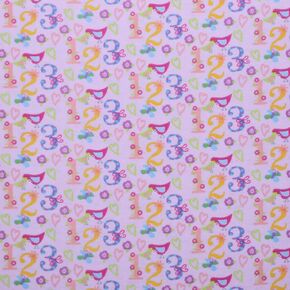 Mook Fabrics Flannel Snuggy PRT 123، Lt Purple Cut by The Yard in Kuwait