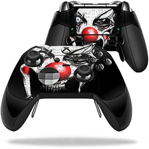 MightySkins Skin Compatible with Microsoft Xbox One Elite Controller - Evil Clown | Protective, Durable, and Unique Vinyl Decal wrap Cover | Easy to Apply, Remove, and Change Styles | Made in The USA