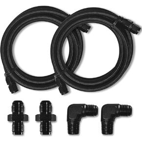 AN6 PTFE Transmission Cooling Lines Hose 7FT x 2 Fits for 4L60 700R4 TH350 TH400
