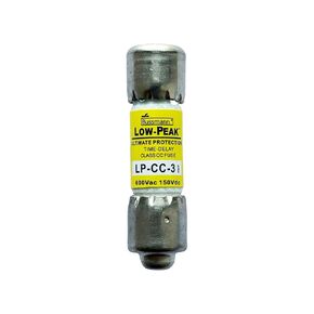 New OEM LP-CC-3 LP-CC-3A LP-CC 3A 600Vac Time Delay Fuse, Pack of 10
