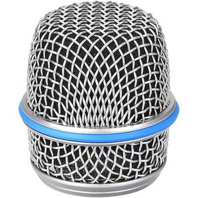 uxcell Microphone Mesh Grill Metal Windscreen with Black Interior Foam Filter for Beta 57A