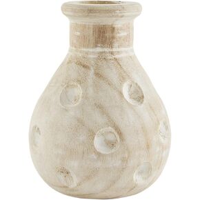 Mud Pie Paulownia Dotted Vase, Small, 7" x 6"Dia
