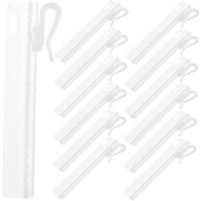 Curtain Pleat Hooks Hanger Hooks 25pcs Curtain Adjustment Hook Curtain Hook Plastic Japanese-Style White Ceiling Curtain Track Curtain Tape Clip Hooks
