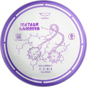 Yikun Professional Disc Golf Putter & Approach Meteor Hammer Tortoise Fruit Line 170-175g مثالية للألعاب الخارجية والمنافسة [قد تختلف الألوان البرونزية]