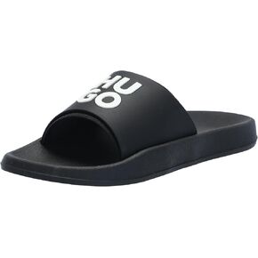 HUGO Men's Stacked Logo Slide Sandal