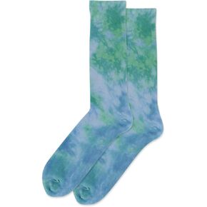 Hot Sox Tie Dye Socks, Blue, 1 Pair, Men Shoe 6-12.5