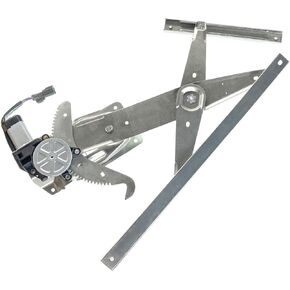 YHTAUTO Front Power Window Regulator Driver Side with 2-Pin Motor Assembly for Ford Taurus 1996-2007, Mercury Sable 1996-2005, Sedan/Wagon