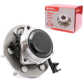 FKG 515097 (2WD Only) Front Wheel Bearing Hub Assembly fit for 07-13 Cadillac Escalade, 07-13 Chevy Avalanche Tahoe Suburban 1500 Silverado 1500, 07-13 GMC Yukon (XL 1500), 6 Lugs W/ABS