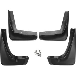 Mud Flap Splash Guard with Mount Accessories Front & Rear Side Mud Guard for Chrysler 300 2013-2017 (Set of 4)