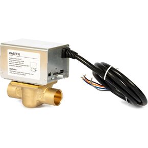 Motorized Zone Valve,2 way,3/4" Sweat,Normally Closed,18" Leads,4 wire control 24 VAC with End Switch, Replacement for Honeywell V8043e Zone Valve