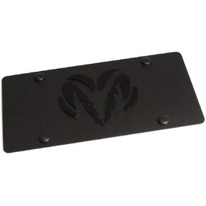 Eurosport Daytona- Compatible with -, Dodge Ram on Carbon Steel License Plate