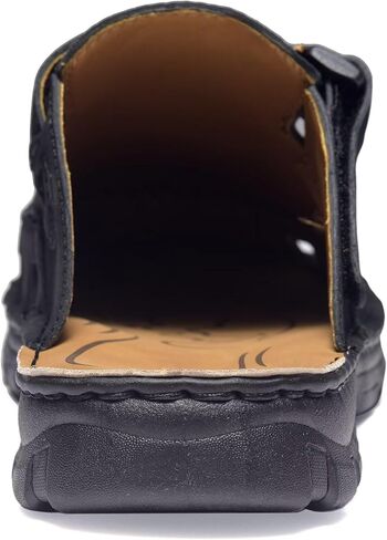 صنادل جلدية للرجال من JEBUKTXE مقاومة للماء للصيف ناعمة in Kuwait