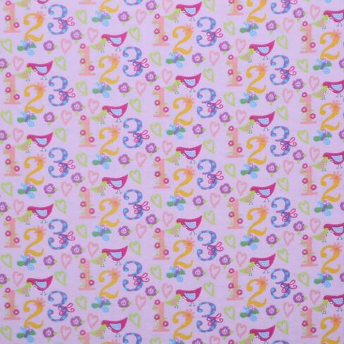 Mook Fabrics Flannel Snuggy PRT 123، Lt Purple Cut by The Yard in Kuwait