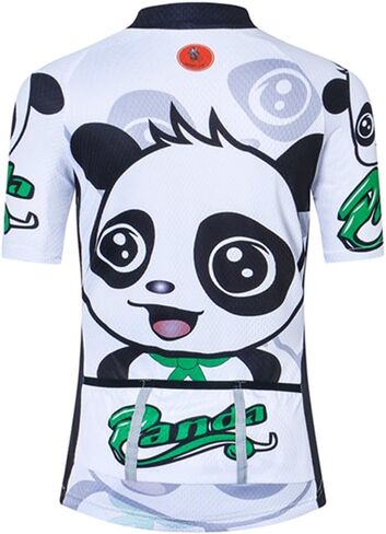Kids Cycling Jersey Set with 3D Padded Shorts Cartoon Bike Top in Saudi Arabia