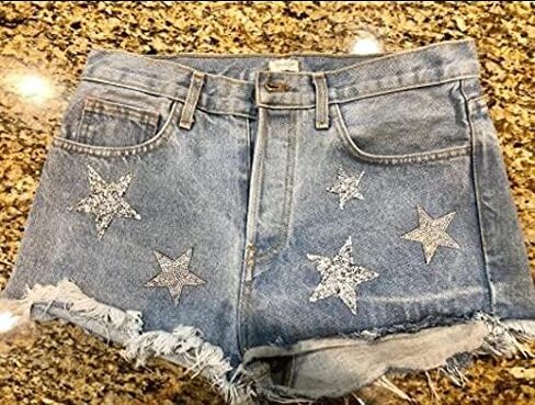 حجر الراين ستار الحديد على الرقع زين لاصق لاصق نقل الحرارة للملابس بريق حجر الراين ملصقات الحديد على / خياطة على ملصقات بلينغ ستار الرقع 16 حزمة (رمادي) in Kuwait