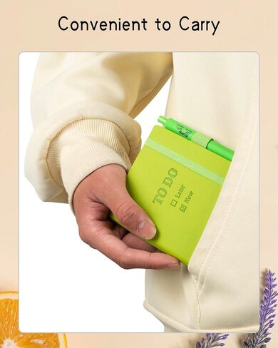 simpway جيب للقيام قائمة دفتر الملاحظات مع مجموعات القلم، 3.6 "× 6.4" صغيرة للقيام قائمة المفكرة غطاء جلدي غير مؤرخة للقيام دفتر الملاحظات لمستلزمات المكاتب المنزلية دراسة العمل مخطط اليومي، العشب الأخضر in Saudi Arabia