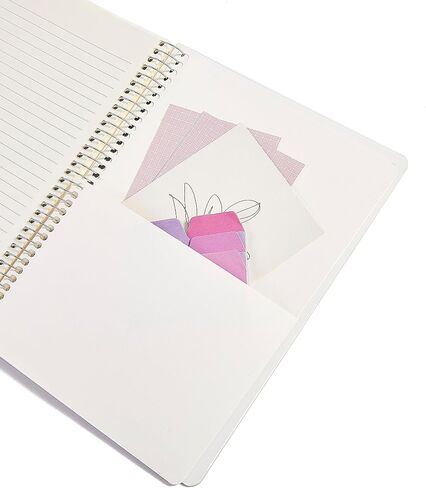 Planner Weekly Monthly 2024 Undated Academic 2025 Month Spiral Planner with Tabs Stickers Thick Paper Twin-Wire Binding Pocket 6.1x8.2 inch Mint Green in Saudi Arabia