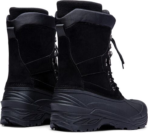 أحذية Vostey الرجالية للثلج مقاومة للماء أحذية الشتاء للرجال خفيفة الوزن في الهواء الطلق دافئة للطقس البارد أحذية رجالي in Kuwait