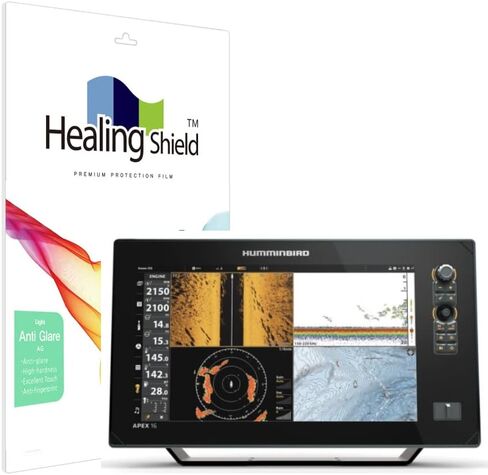 Screen Protector for HUMMINBIRD APEX 16, Light Anti-Glare Matte Guard Healing Shield Outdoor Film (For APEX 16) in Saudi Arabia